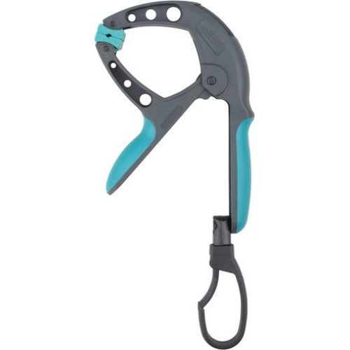 Clema cu arc, Wolfcraft, Plastic, Gri/Albastru