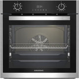 Cuptor incorporabil GRUNDIG GEBM19300BC, Electric, Autocuratare catalitica, 72 l, Clasa A+, HotAero Pro, Negru-Inox
