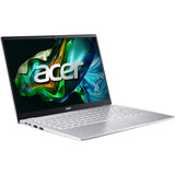 Laptop ACER Swift Go 14 SFG14-41-R0TL, AMD Ryzen 5 7530U pana la 4.5GHz, 14" FHD, 8GB, SSD 512GB, AMD Radeon Graphics, Free DOS, Argintiu