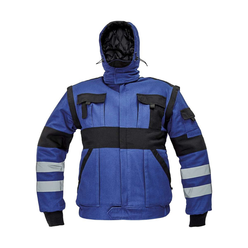 Jacheta, Cerva, MAX WINTER REFLEX albastru/negru masura 58