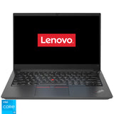 Laptop ultraportabil Lenovo ThinkPad E14 Gen 2 cu procesor Intel Core i3-1115G4, 14", Full HD, 8GB, 256GB SSD, Intel UHD Graphics, Free DOS, Black