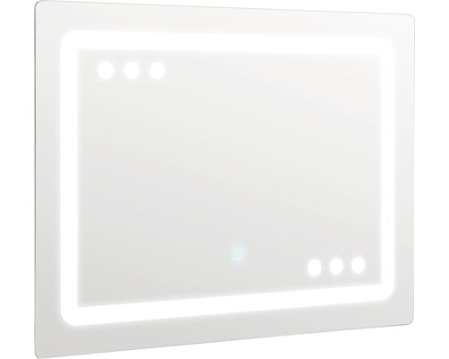Oglinda baie cu iluminare LED si functie Touch 80x60 cm IP44 80-19-1-1