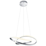 Pendul cu LED integrat Course 27W 2700 lumeni, nichel mat