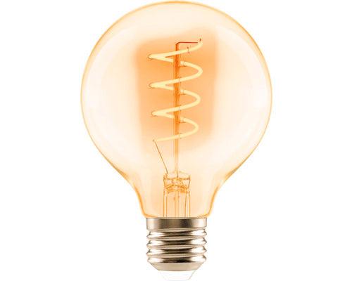 Bec Vintage Led Flair E27 4w, Glob G80, Durata Viata 15.000 H (300 Lumeni)