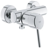 Baterie de dus Grohe Concetto 32210001, 1/2'', aparent, monocomanda, cartus ceramic, crom