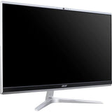 Sistem PC All in One ACER Aspire C24-1651, Intel Core i5-1135G7 pana la 4.2GHz, 23.8" Full HD Touch, 8GB, SSD 512GB, NVIDIA GeForce MX450 2GB, Windows 10 Home, Argintiu