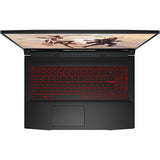 Laptop Gaming MSI Katana GF66 11UE-644XRO, Intel Core i5-11400H pana la 4.5 GHz, 15.6" Full HD, 16GB, SSD 1TB, NVIDIA GeForce RTX 3060 6GB, Free Dos, Negru