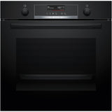 Cuptor incorporabil Bosch HBG539EB3, 71 L, Electric, Multifunctional, Grill, Air Fry, Soft close, 14 functii, AutoPilot40, Autocuratare EcoClean + hidrolitica, Clasa A+, Negru