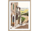 Tablou Inramat Mediterranean Place III 53x73 cm