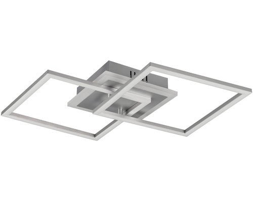 Plafoniera Cu Led Integrat Venida 25w 2600 Lumeni, Argintiu Titan