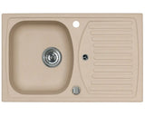 Chiuveta Bucatarie Granital Cu O Cuva Alveus Record 30, 78x48 Cm, Cu Picurator, Beige