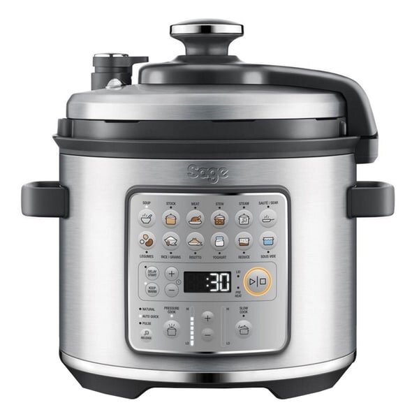 Oala sub Presiune Electrica SAGE SRP680, 6l, 1100W, Argintiu-Negru