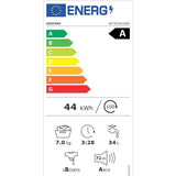 Masina de Spalat Rufe Frontala Slim HISENSE WF3S7021BW, Steam, 7 kg, 1200rpm, Clasa A, Alb