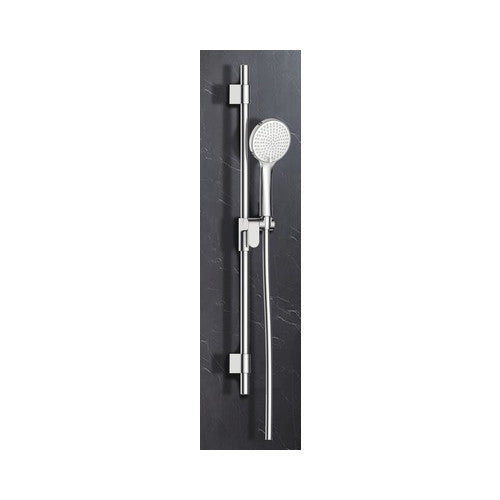 Set dus Jausa para dus 3 functii bara perete 80 cm furtun dus 150 cm crom / alb