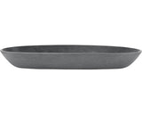 Farfurie Ovala Ecopots Sofia Plastic 25, 6x11, 7x3 Cm Gri