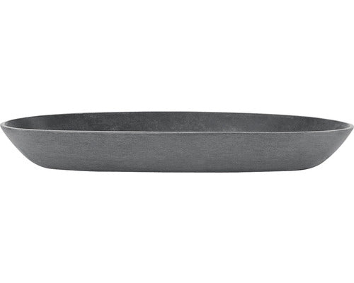 Farfurie Ovala Ecopots Sofia Plastic 25, 6x11, 7x3 Cm Gri