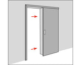 Foaie de Usa din Sticla Pertura Selir 4 Dungi 2050x920x8 mm Dreapta