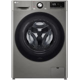 Masina de Spalat Rufe Frontala LG F4WV328S2TU, AI Direct Drive, 8 kg, 1400 rpm, Clasa B, Argintiu