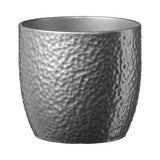 Ghiveci pentru flori Boston, ceramica, Ø 13 cm, argintiu