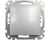 Intrerupator Cap-scara Simplu Schneider Sedna Design, Aluminiu