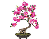 Planta Artificiala Bonsai Cerasum In Ghiveci H 50 Cm Roz