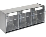 Cutie Organizator Industrial 60x24, 2x16, 3mm Transparenta
