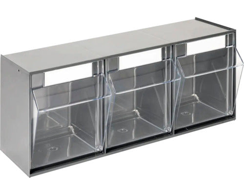 Cutie Organizator Industrial 60x24, 2x16, 3mm Transparenta