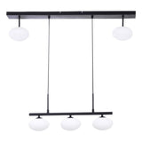 Pendul Calista Metal/Sticla 5xG9, max 28W, - Stil Industrial