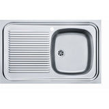 Chiuveta bucatarie Franke SXN 711 inox lucios, picurator stanga, 800x500mm