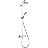 Coloana de dus Hansgrohe Croma 160, cu baterie termostatata, Crom