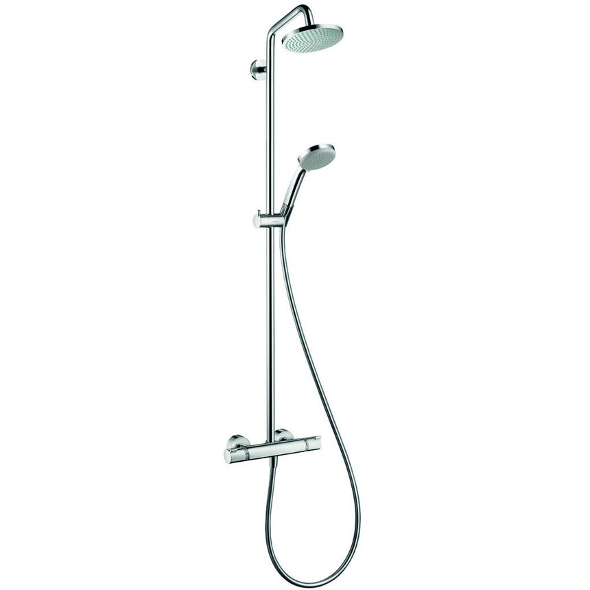 Coloana de dus Hansgrohe Croma 160, cu baterie termostatata, Crom