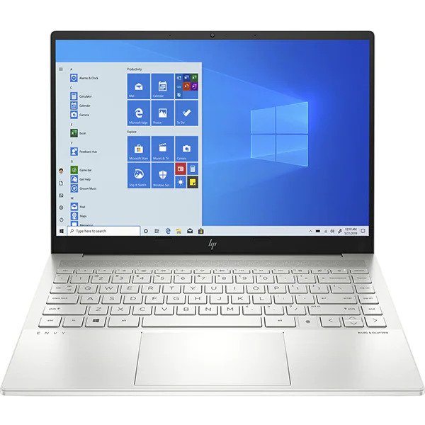 Laptop HP Envy 14-eb0000nq, Intel Core i7-1165G7 pana la 4.7GHz, 14" WUXGA, 16GB, SSD 1TB, Intel Iris Xe Graphics, Windows 10 Home, Argintiu