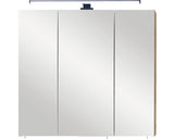 Dulap baie cu oglinda pelipal Ribbeck, PAL, 374 75x70 cm stejar