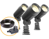 Proiector Led Palermo 2w, Pentru Exterior Ip44, Negru, 3 Bucati