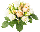Buchet Artificial Trandafiri H 29 Cm Roz Deschis