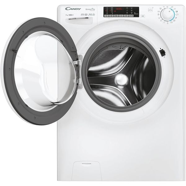 Masina de spalat, Candy CO4 274TWM6/1-S, 7 kg, Wi-Fi, Ecran tactil, Clasa energetica A, Alb