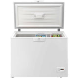 Lada frigorifica Beko HSM29540, 298 l, Clasa E, Conditii extreme, Yala, Alb