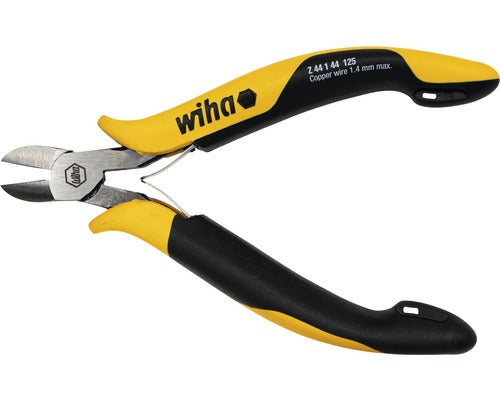Cleste Sfic Pentru Taiat Wiha Esd 125mm, Rotunjit, Taiere Simetrica