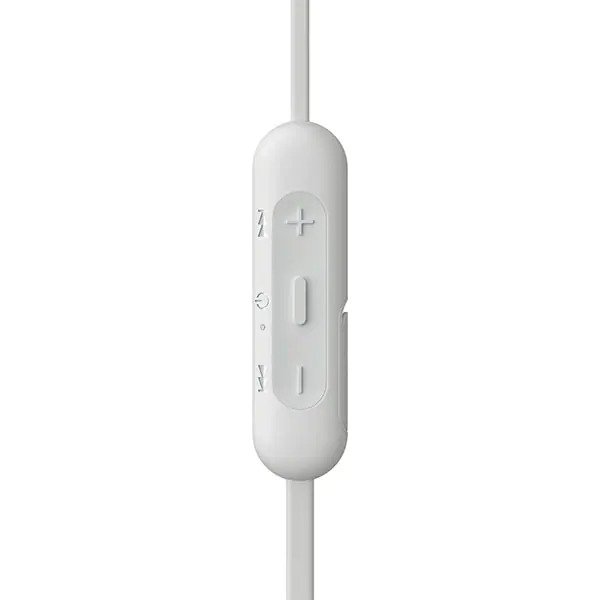 Casti SONY WIC310, Bluetooth, In-Ear, Microfon, Alb