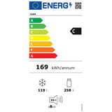 Combina frigorifica Haier HDW5620CNPD, 377 l, Clasa C, Total No Frost, WiFi, My Zone, Compresor Inverter, SuperFreezing, Display, H 200 cm, Dark Inox