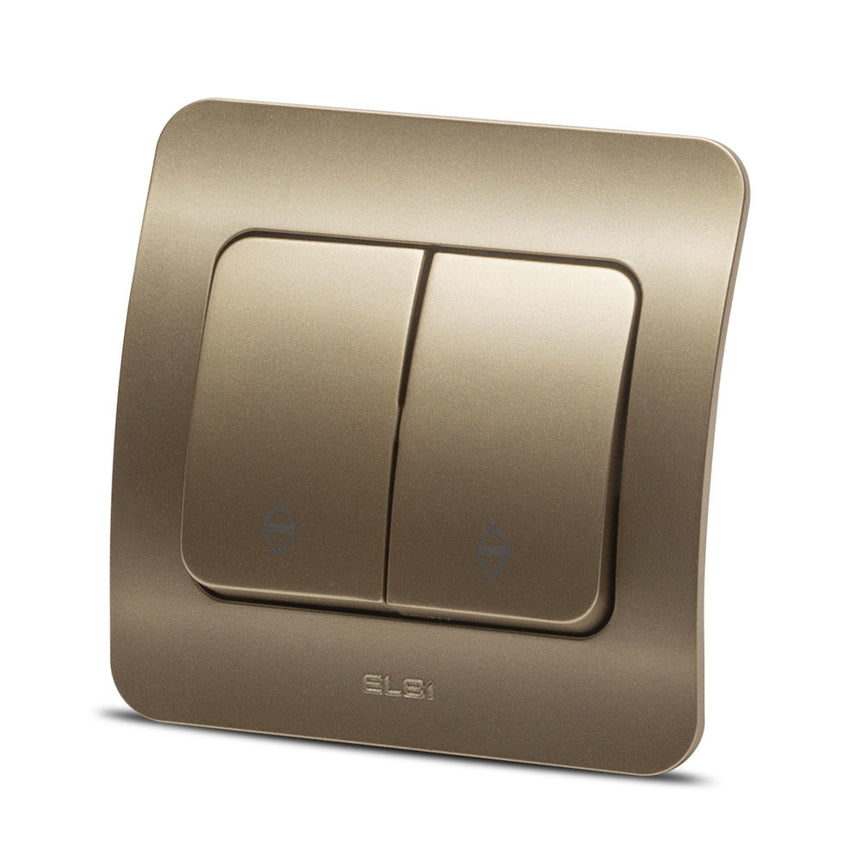 Intrerupator Dublu Cap Scara Elbi Jazz 10 A Incastrat Titan ST
