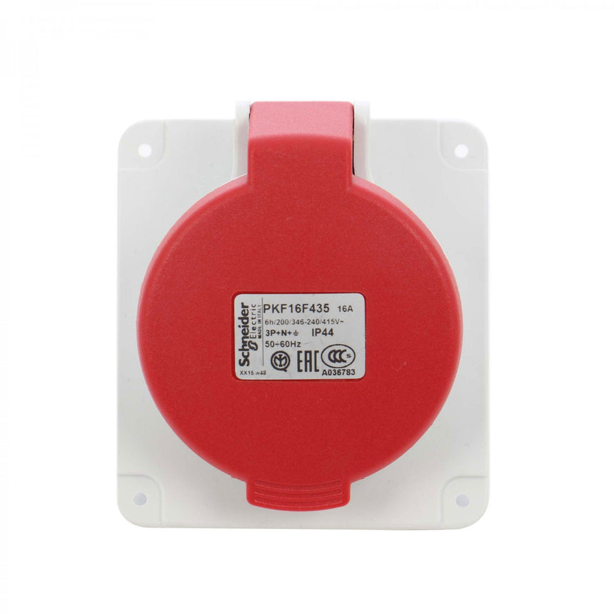 Priza industriala incastrata, Schneider Electric, 5P 16A 380V