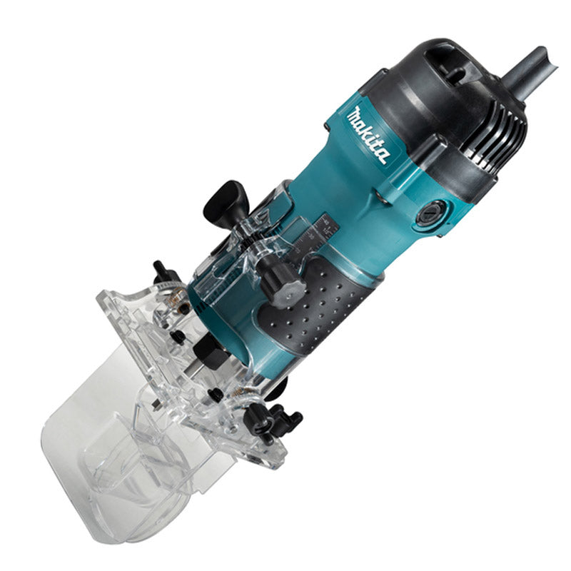Masina de frezat unimanuala 6 mm, 530W, cu functie antirestart si capacitate inclinare talpa la 45⁰, tip 3712