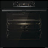 Cuptor incorporabil Gorenje BOS6737E20FBG, Electric, 77 l, 13 programe automate, Control Electronic, Aquaclean, Clasa A, Negru