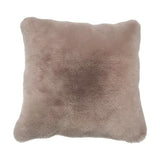 Perna decorativa patrata SoleVito Romance cu blana artificiala, roz, 45x45 cm