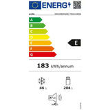 Frigider cu doua usi Arctic AD54280M40W, 250 l, Clasa E, Garden Fresh, Iluminare LED, H 166.3 cm, Alb