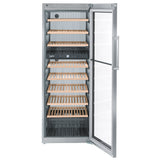 Vitrina de vinuri Liebherr WTes 5972 516 l Capacitate 211 Sticle H 192 cm 2 zone de temperatura Clasa G H 192 cm Argintiu