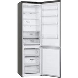 Combina frigorifica LG GBP62PZNCN1, 384 l, No Frost, Compresor Smart Inverter, DoorCooling+, Clasa C, H 203 cm, Argintiu
