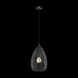 Pendul CLEVEDON, 49141, 60W, Metal, Negru