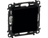 Intrerupator Dublu Legrand Valena Life, Negru Mat